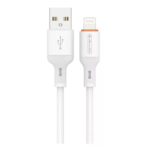 JELLICO B29 Lightning USB kábel 3.1A 1 m fehér