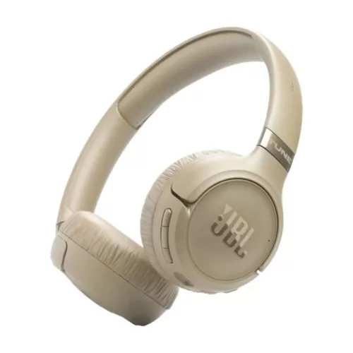 JBL Tune 680NC Bluetooth vezeték nélküli fülre illeszkedő fejhallgató bézs EU