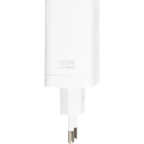 Fali töltő OnePlus, 120W, 1 x USB-A, Fehér
