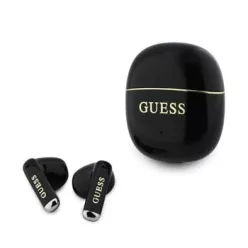   Guess Gold Line Glossy Classic Logo TWS Vezeték nélküli Fülhallgató Fekete
