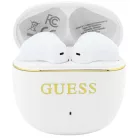 Guess Gold Line Glossy Classic Logo TWS Vezeték nélküli fülhallgató Fehér