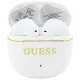 Guess Gold Line Glossy Classic Logo TWS Vezeték nélküli fülhallgató Fehér