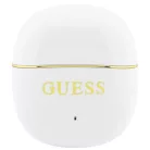 Guess Gold Line Glossy Classic Logo TWS Vezeték nélküli fülhallgató Fehér