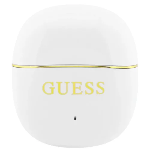 Guess Gold Line Glossy Classic Logo TWS Vezeték nélküli fülhallgató Fehér
