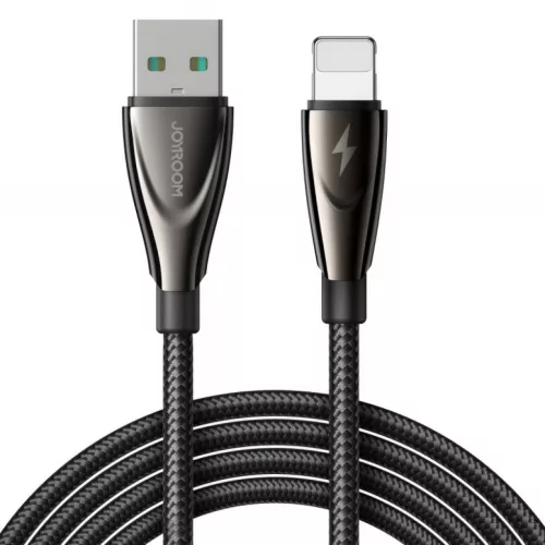 USB-A to Lightning Kábel Joyroom SA31-AL3, 18W, 2A, 1.2m, Fekete