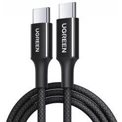 USB-C to USB-C Kábel UGREEN L502, 100W, 5A, 2m, Fekete