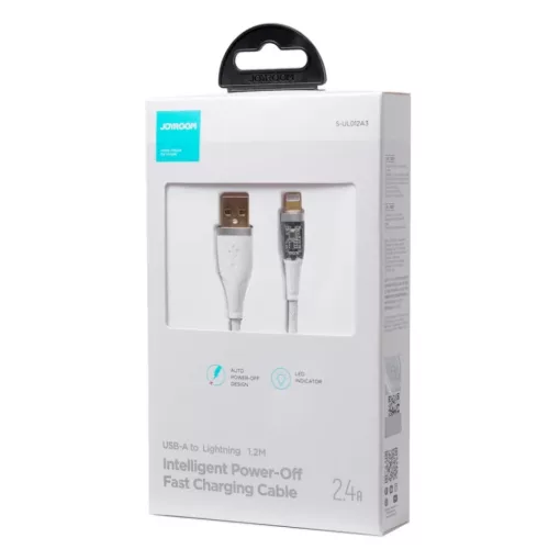 USB-A - Lightning kábel Joyroom S-UL012A3, 18W, 2A, 1.2m, Fehér
