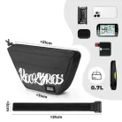 Rockbros G011 Flash Journey trapezoidál biciklis táska – fekete