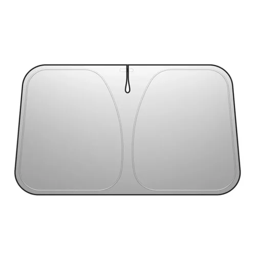 Spigen - Autós első szélvédő napellenző UO260 (ACP11460) - UPF2000+, 99,95% UV-blokkolási arány, M méret - Fekete