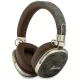 Guess Bluetooth ENC Metal 4G Script Logo barna vezeték nélküli Bluetooth fejhallgató