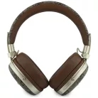 Guess Bluetooth ENC Metal 4G Script Logo barna vezeték nélküli Bluetooth fejhallgató