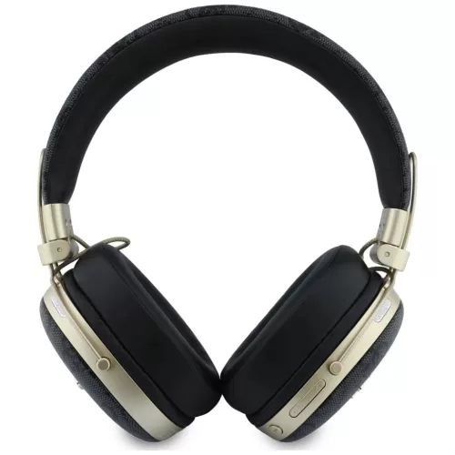 Guess Bluetooth ENC Metal 4G Script Logo vezeték nélküli fejhallgató fekete