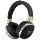 Guess Bluetooth ENC Metal Grained Triangle Logo fekete vezeték nélküli fejhallgató