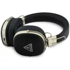 Guess Bluetooth ENC Metal Grained Triangle Logo fekete vezeték nélküli fejhallgató