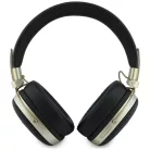 Guess Bluetooth ENC Metal Grained Triangle Logo fekete vezeték nélküli fejhallgató