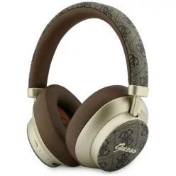   Guess Bluetooth ENC 4G Gold Script Metal barna vezeték nélküli fejhallgató