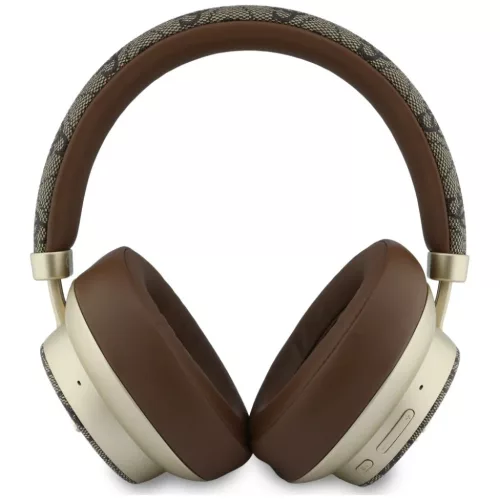 Guess Bluetooth ENC 4G Gold Script Metal barna vezeték nélküli fejhallgató