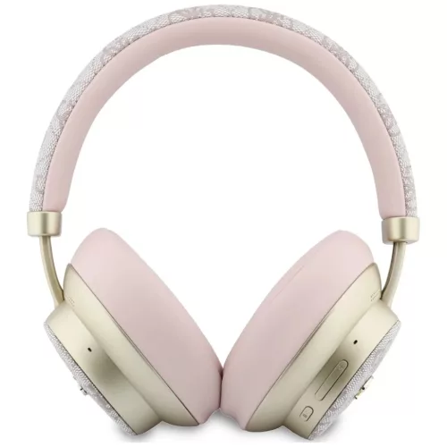 Guess Bluetooth ENC 4G Gold Script Metal rózsaszín vezeték nélküli Bluetooth fejhallgató