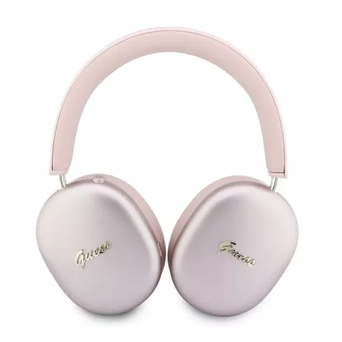 Guess Metallic Script Logo ENC Vezeték nélküli Fejhallgató Pink