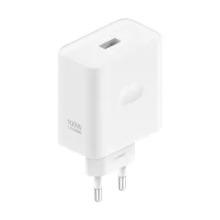   Oppo SuperVOOC USB-A 100 W-os hálózati töltőadapter USB-C adatkábel, fehér
