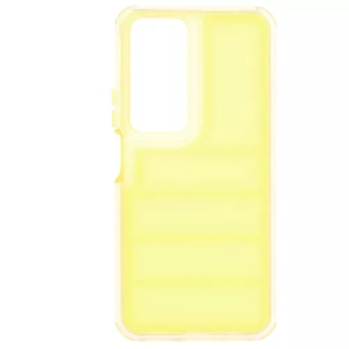 Techsuit - Hullám pajzs - Honor X7b / X7b 5G / 90 SMART - Sárga tok