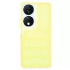 Techsuit - Hullám pajzs - Honor X7b / X7b 5G / 90 SMART - Sárga tok