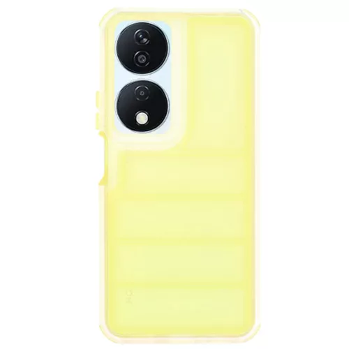 Techsuit - Hullám pajzs - Honor X7b / X7b 5G / 90 SMART - Sárga tok