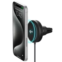   iOttie Velox MagSafe Qi2 vezeték nélküli szellőzőrács-tartó
