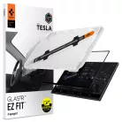 Spigen Tesla EZ Fit FC tükröződésmentes matt kijelzővédő üveg, fekete – Tesla Model Y L 2026