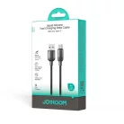 Joyroom S-A62 Lively Series 3 A gyorstöltő és adatkábel USB-A–USB-C, 1,2 m, fekete