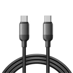   Joyroom S-A62 Lively Series 60 W USB-C–USB-C gyorstöltő és adatkábel, 1,2 m, fekete