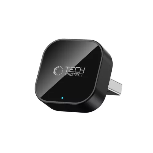 Tech-Protect Ultraboost CA01 vezeték nélküli Apple CarPlay és Android Auto adapter, matt fekete
