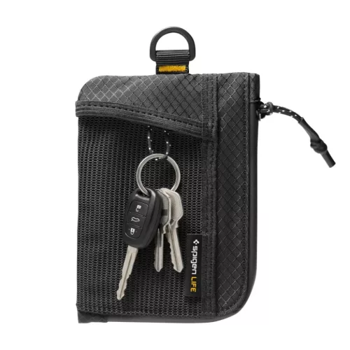 Spigen LF300 RFID kártyatartó pénztárca, fekete