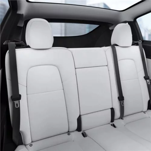 Spigen Tesla hátsó biztonságiöv-tartó fekete – Tesla Model Y