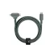 Native Union Belt Cable Duo USB-C–USB-C/Lightning kábel 1,5 m, palazöld