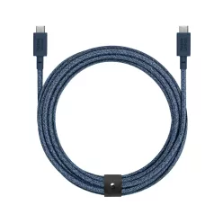   Native Union Belt Cable XL USB-C–USB-C kábel, 3 m, sötétkék