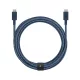 Native Union Belt Cable XL USB-C–USB-C kábel, 3 m, sötétkék