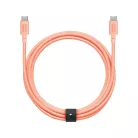 Native Union Belt Cable XL USB-C–USB-C kábel, 3 m, barackszínű