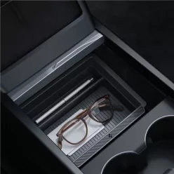   Spigen Tesla csúsztatható konzolrendező alsó fekete – Tesla Model 3 2024