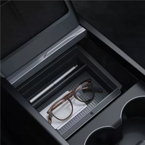 Spigen Tesla csúsztatható konzolrendező alsó fekete – Tesla Model 3 2024