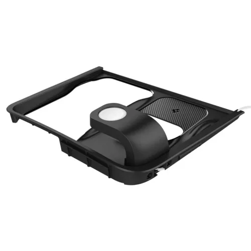 Spigen Tesla 3 az 1-ben vezeték nélküli töltőállvány fekete – Tesla Model Y/3