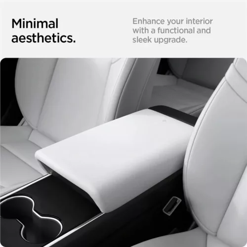 Spigen Tesla kartámasz párna fehér – Tesla Model 3/Y