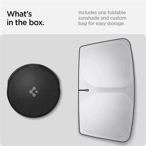 Spigen CryoShade első szélvédő napellenző fekete Tesla Model X