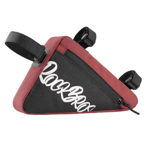 Rockbros G001 Flash Journey háromszög alakú kerékpár váztáska 0,8 l – piros
