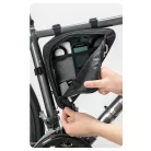 Rockbros G002 Flash Journey 1,4 l háromszög alakú kerékpárváztáska – fekete