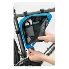 Rockbros G002 Flash Journey háromszög alakú váztáska 1,4 l – kék