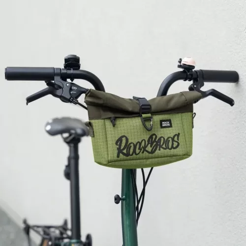 Rockbros W020-1 bővíthető kormánytáska, zöld