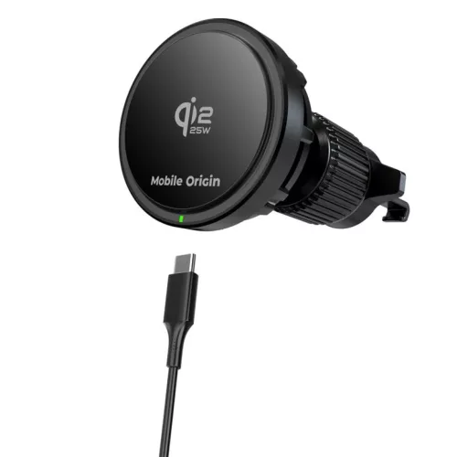 Mobile Origin Qi2 25W vezeték nélküli autós töltő CA24 fekete
