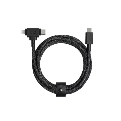 Native Union Belt univerzális kábel (USB-C – Lightning/USB-C), 1,5 m, kozmosz