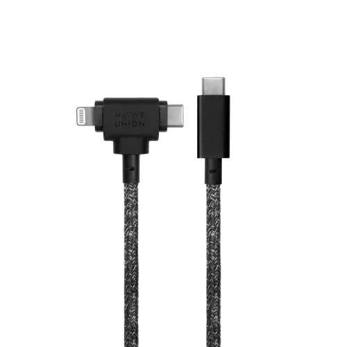 Native Union Belt univerzális kábel (USB-C – Lightning/USB-C), 1,5 m, kozmosz